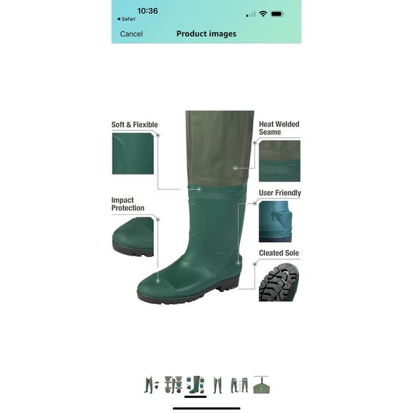 Fishingsir wader boots - Picture 3 of 6